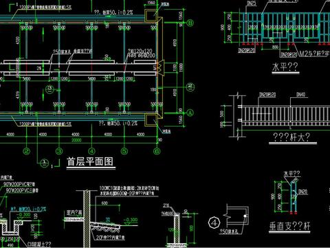  一整套養(yǎng)豬場建筑cad施工圖 