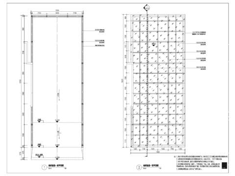  地庫(kù)出入口頂棚CAD施工圖 