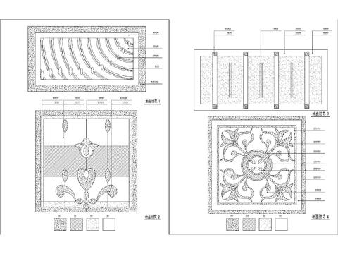  350款地面拼花装修图库 