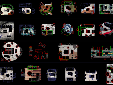  各类PNG免抠图CAD图库 