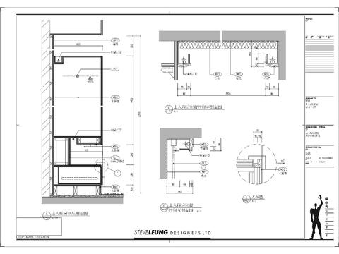  主人房衣柜剖面 