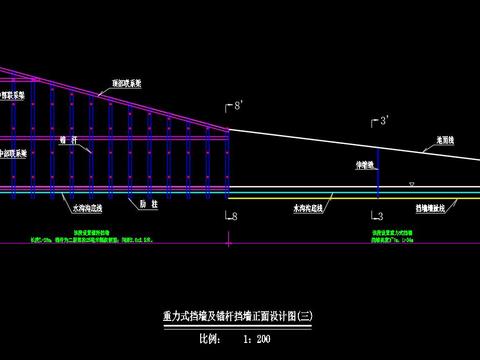  锚杆挡土墙设计节点大样 