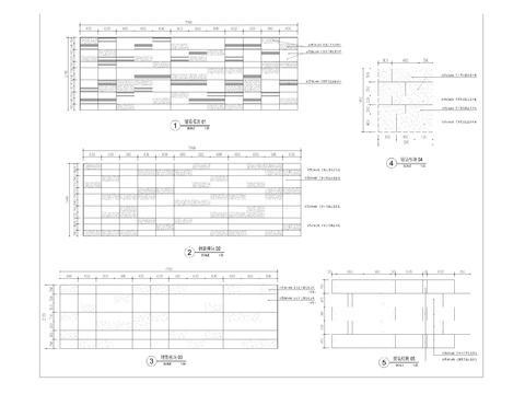  标准铺装模块cad大样图 
