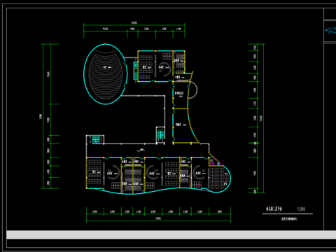  幼儿园cad施工图 