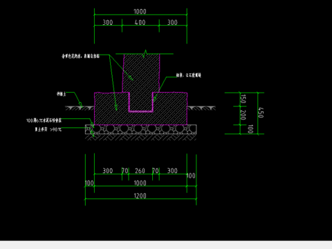  公园斗云锋CAD施工详图 