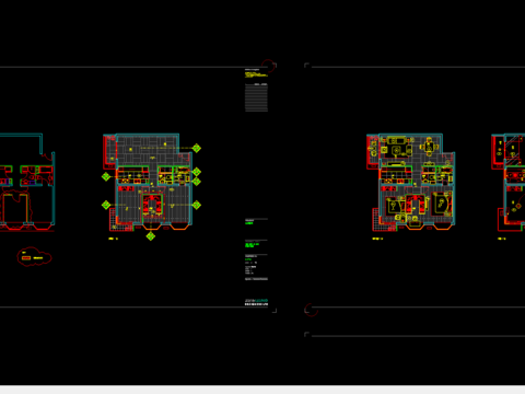  梁志天北京朗琴园10号楼CAD施工图 