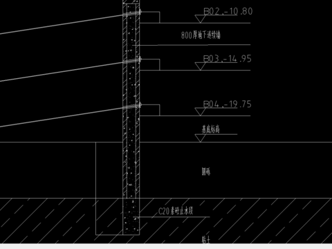  组合基坑支护方案 