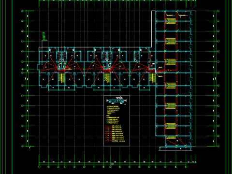  商住楼电气cad施工图 