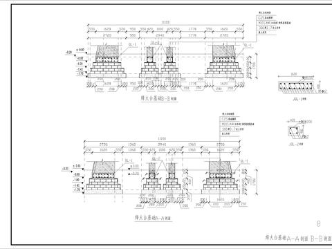  烽火台CAD施工图 