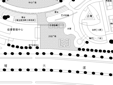  羊城晚報(bào)規(guī)劃圖cad施工圖 