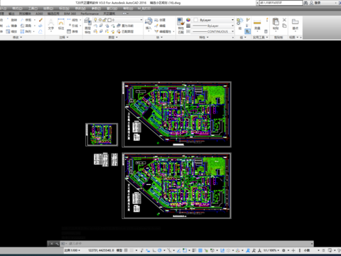  小区规划景观cad平面图 