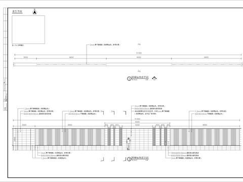  特色围墙标准段细部节点大样 