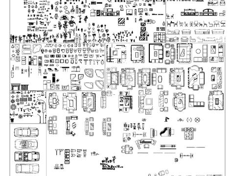  平面--CAD图库--常用 
