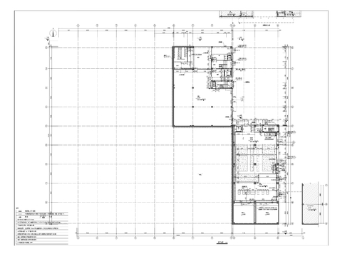  莱芯半导体定制厂房项目cad施工图 
