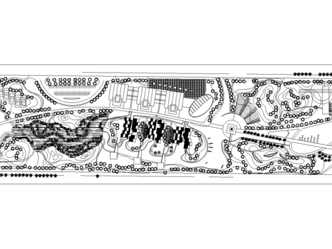  某公園cad規(guī)劃圖 