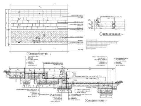  廊院遗址台阶cad大样图 