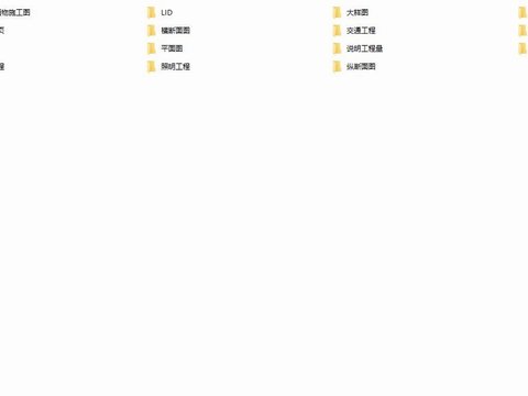  兩江大道東側(cè)片區(qū)道路工程cad施工圖 