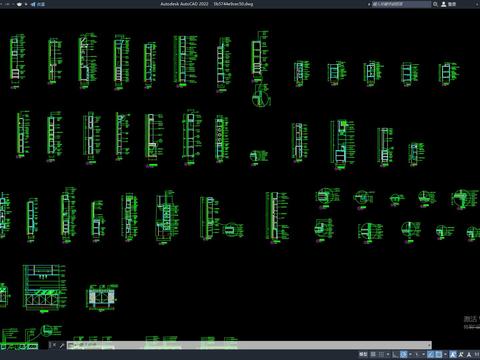  装饰柜CAD施工图 