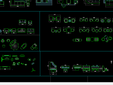  室内装修cad图库 