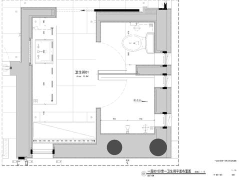  卫生间节点大样 