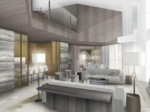  Yabu北京梵·悦108超级豪宅 设计方案+效果图+施工图+软装方案+报价清单+实景 