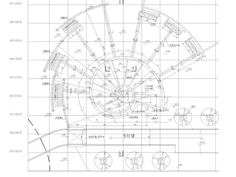  跌落喷泉cad大样图 