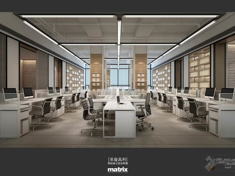  万科办公室施工图 