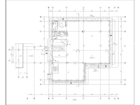 建筑结构cad平面图 