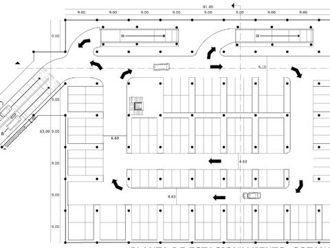  购物中心图纸CAD平面图 