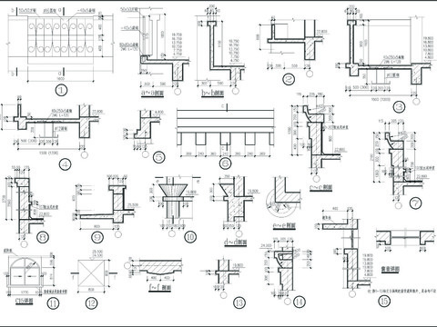  建筑设计cad详图 