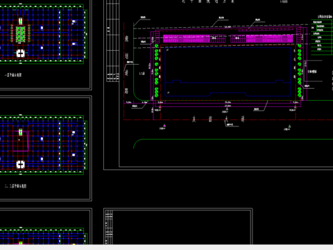  建材广场建筑cad施工图 