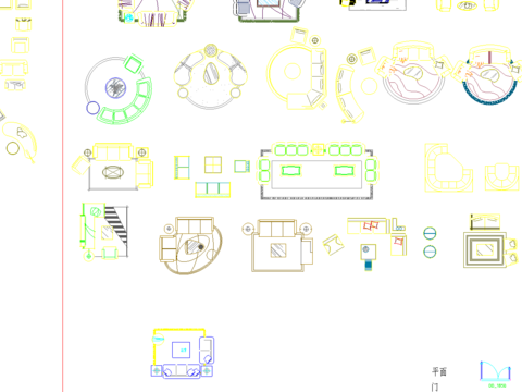  室内装饰cad图库 