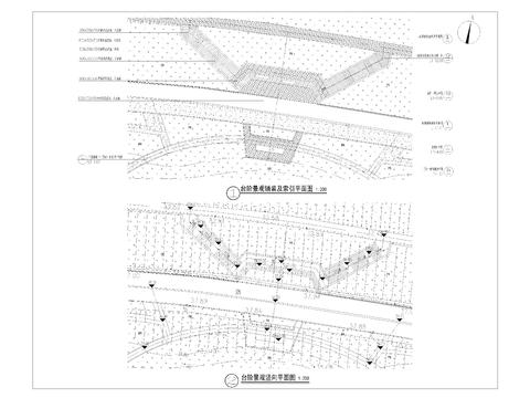  台阶景观详图平面图 施工图 