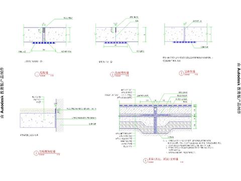  伸缩缝CAD节点大样 
