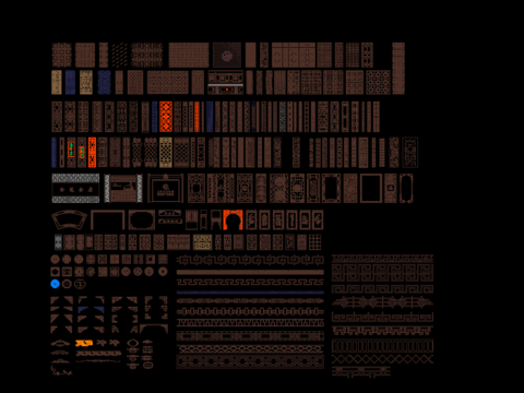  中式雕花CAD施工图 