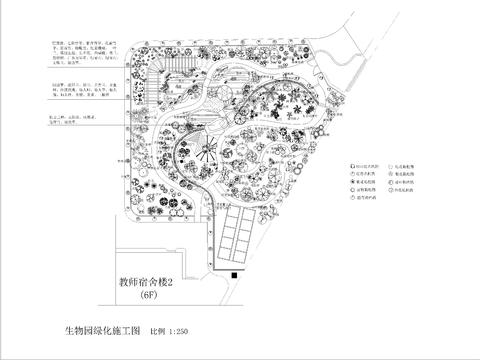 生物園CAD施工圖 