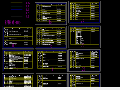 国家标准电气图例cad图库 