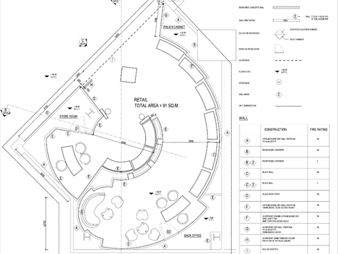  珠宝店玉器 工装CAD平面图 