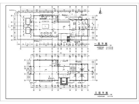  會(huì)所建筑CAD施工圖 