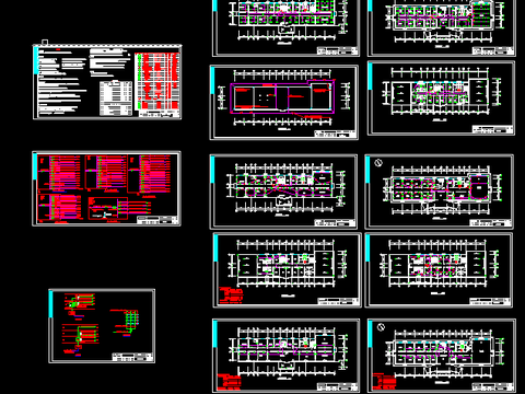  办公楼电气CAD施工图 