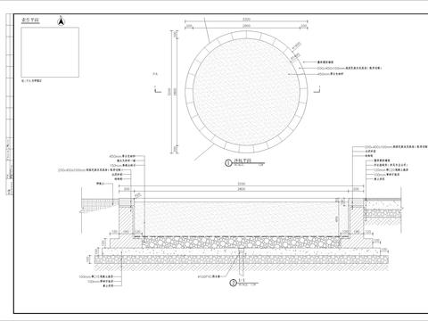  沙坑细部CAD节点大样 