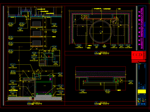  洗手台CAD施工图 