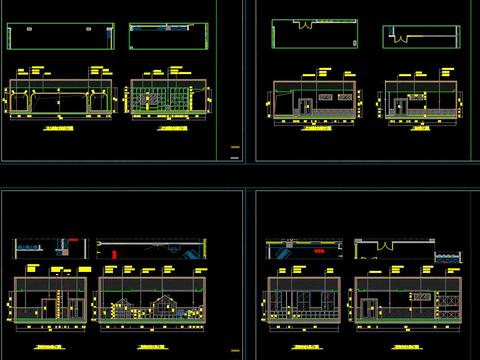  幼儿园水电cad施工图 