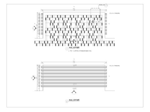  亭廊 剖面节点大样图 