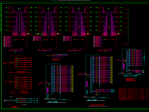  某住宅小区电气cad施工图 