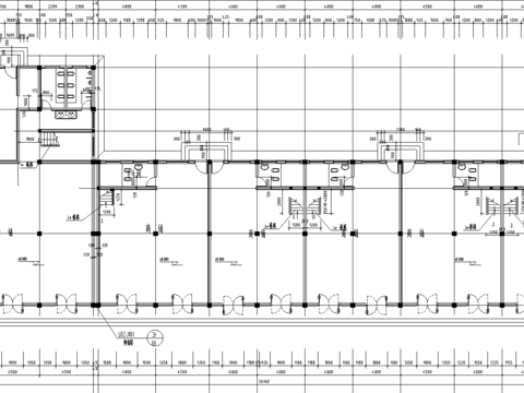 某沿街房建筑擴出CAD施工圖 