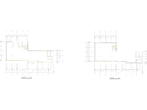  图书馆cad施工图 