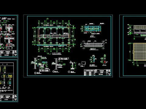  养猪厂厂房cad施工图 
