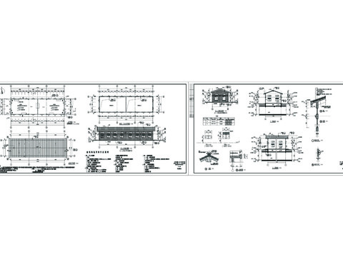  配電房建筑CAD施工圖 