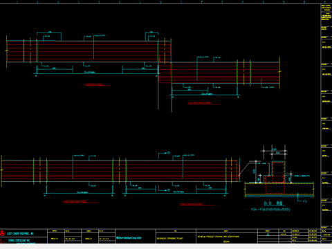  工业建筑cad施工图 